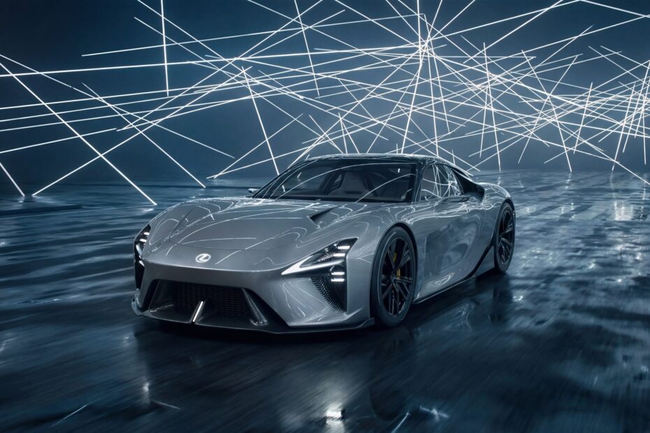 Lexus LFA Concept electric sports car, front three-quarter view